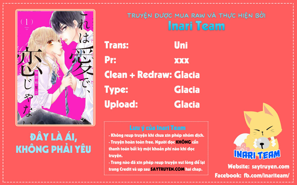 Đây Là Ái, Không Phải Yêu Chapter 1 - 1