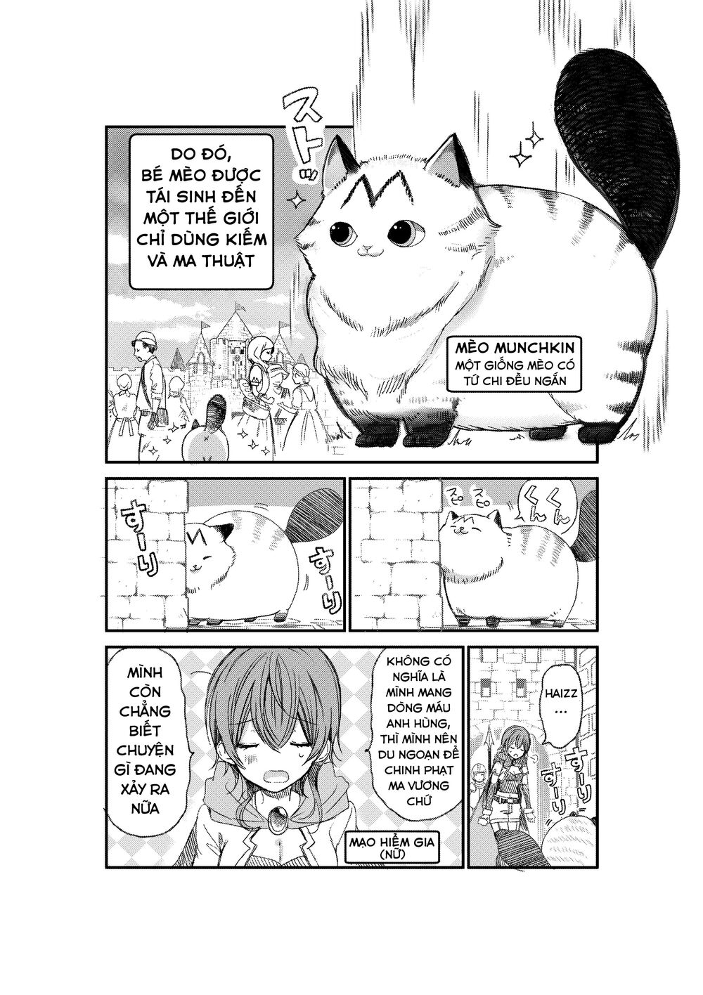 Câu Chuyện Về Một Bé Mèo Được Đầu Thai Ở Một Thế Giới Không Có Mèo Chapter 1 - 4