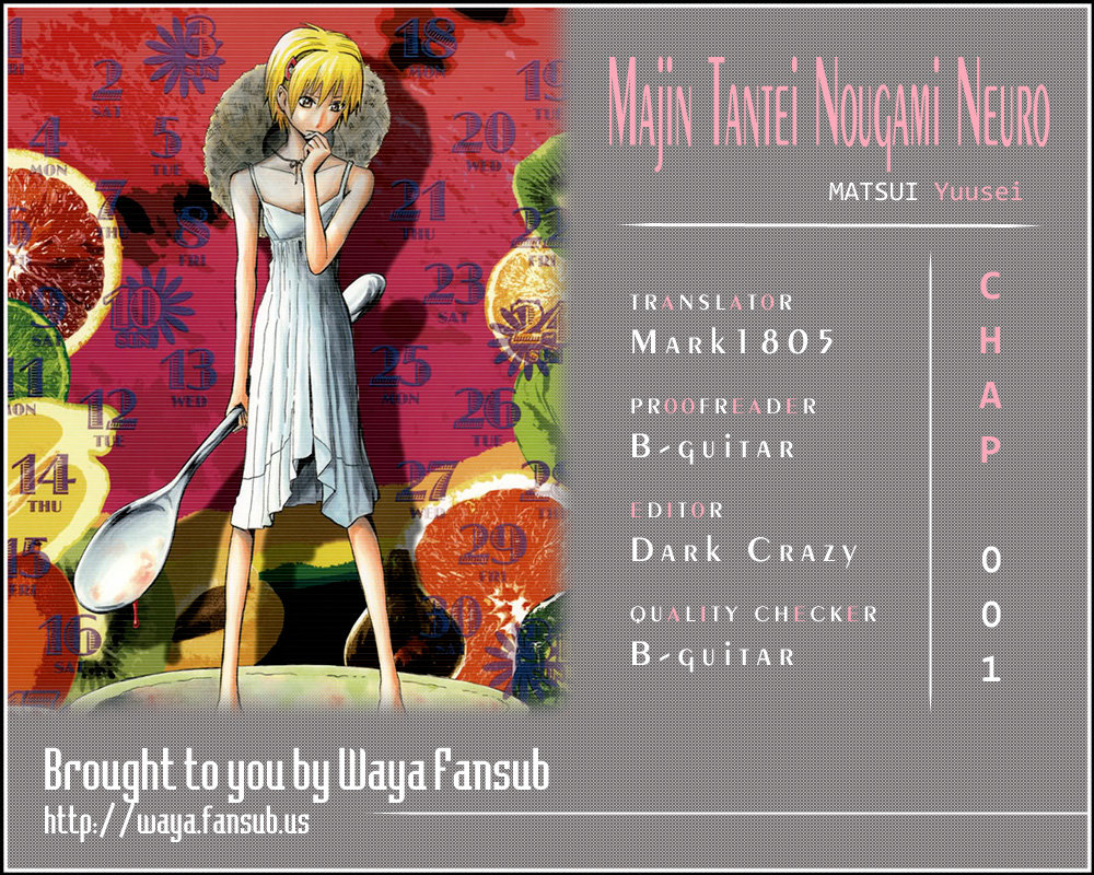 Majin Tantei Nougami Neuro Chapter 1 - 1