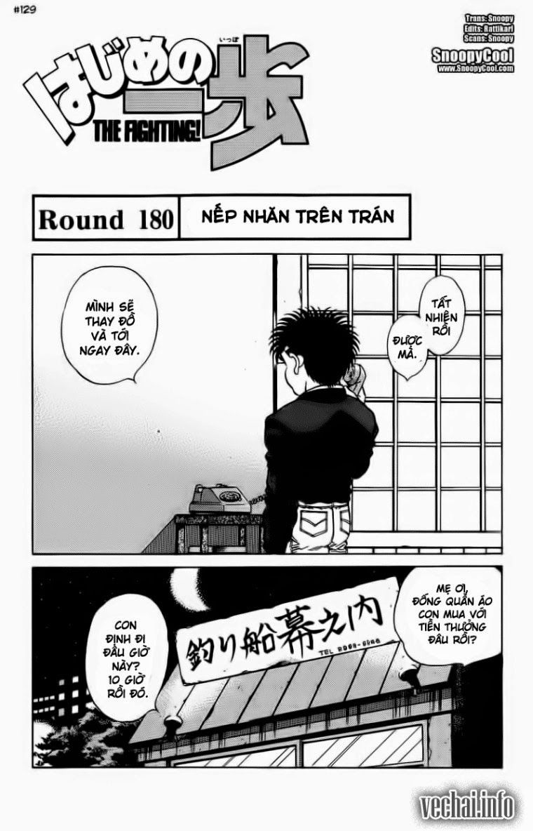 Võ Sĩ Quyền Anh Ippo Chapter 180 - 1