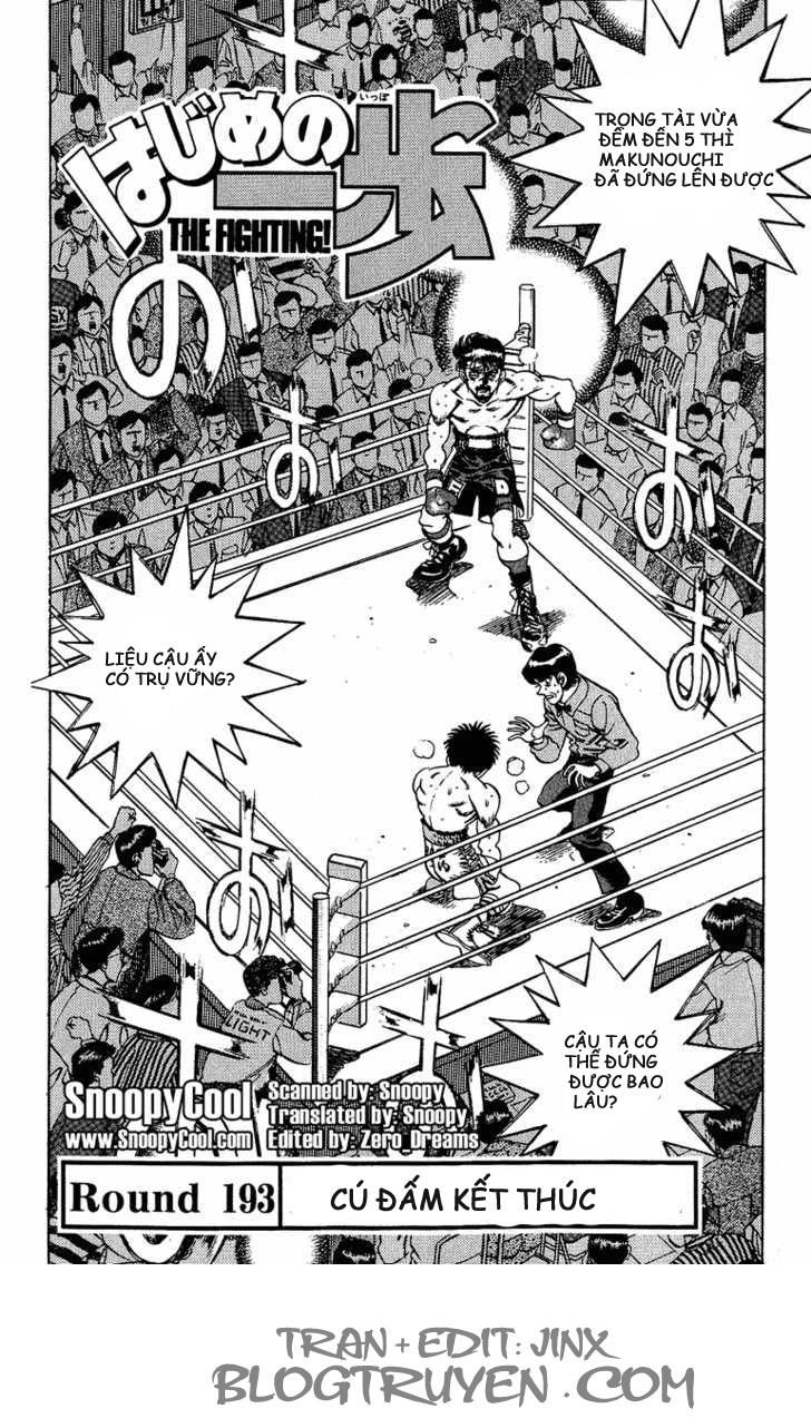 Võ Sĩ Quyền Anh Ippo Chapter 193 - 2
