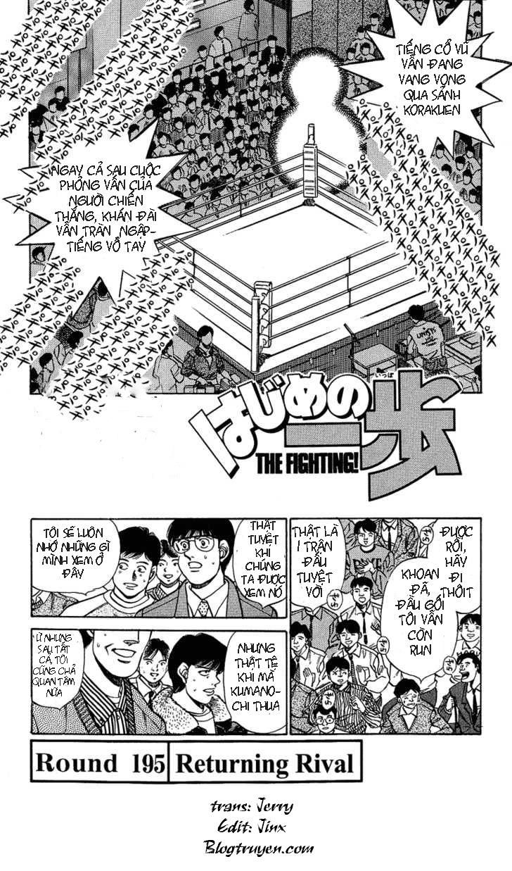 Võ Sĩ Quyền Anh Ippo Chapter 195 - 2