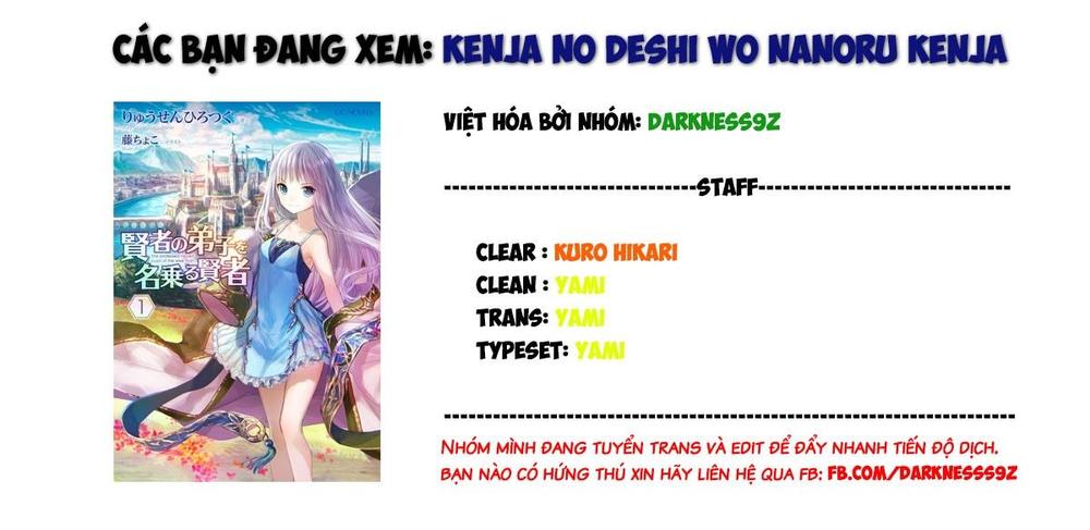 Kenja No Deshi Wo Nanoru Kenja Isekai! Chapter 26 - 1