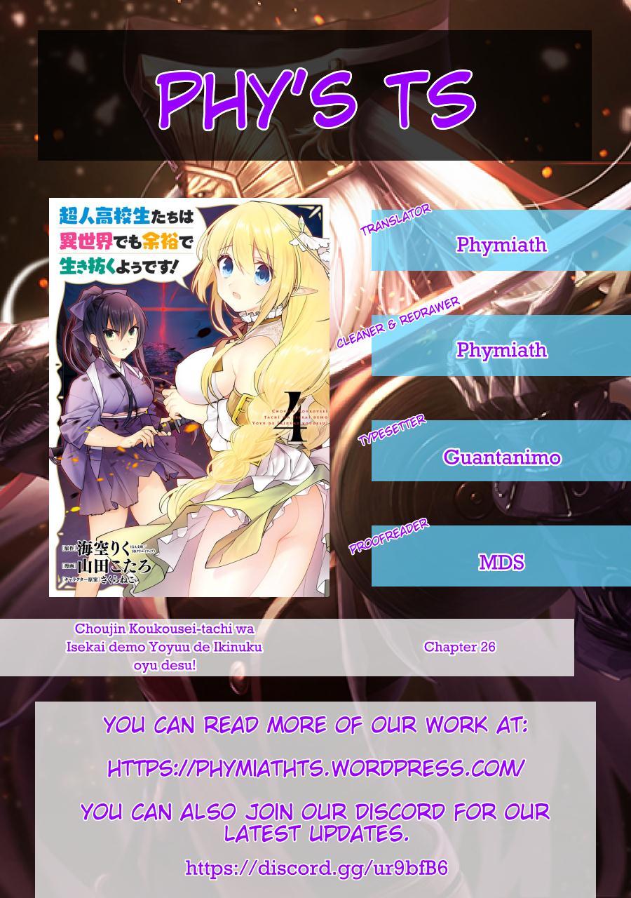 Choujin Koukousei-Tachi Wa Isekai Demo Yoyuu De Ikinuku You Desu Chapter 26 - 21