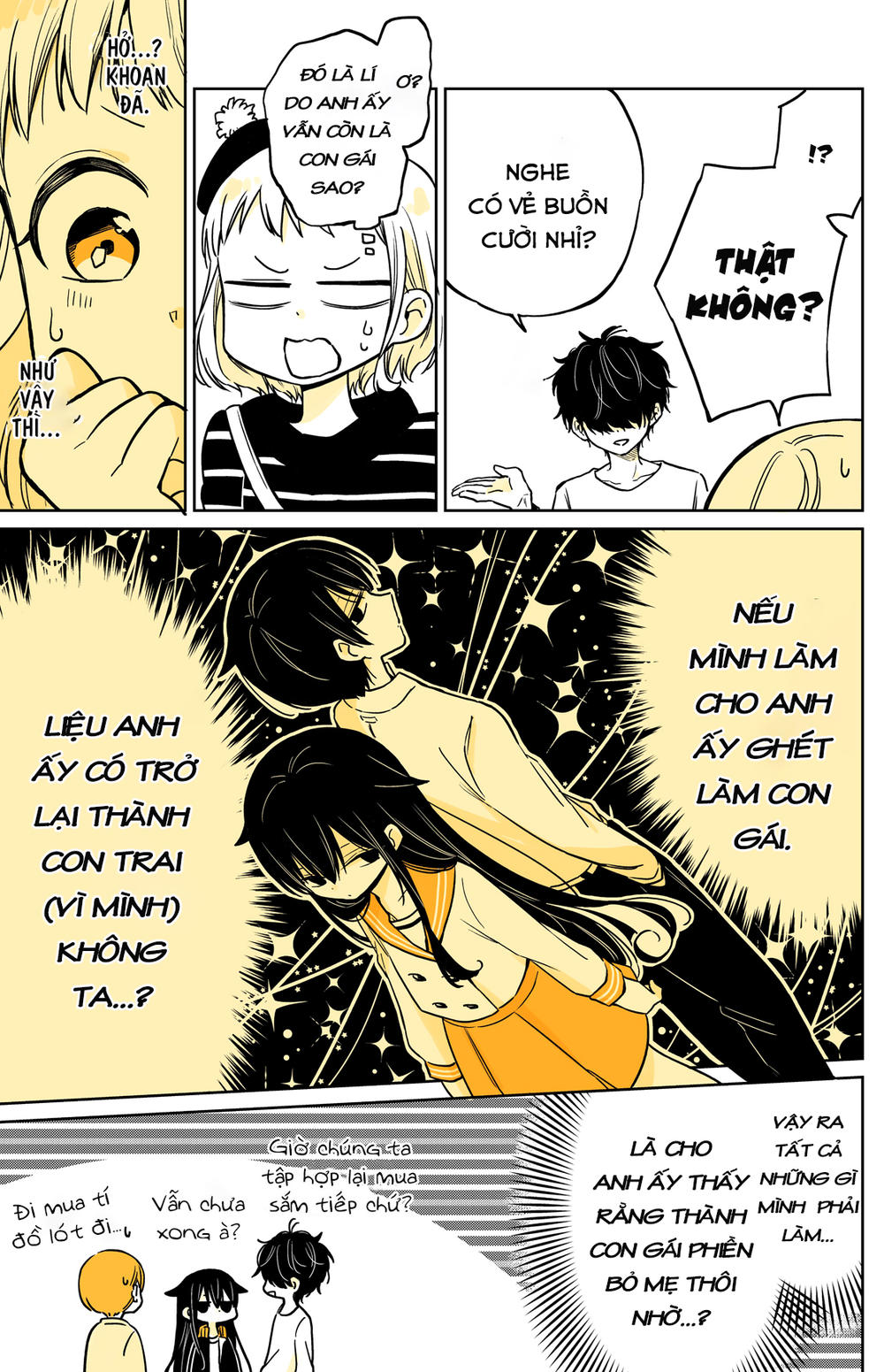 Mendokusagari Danshi Koukousei Ga Asa Okitara Onnanoko Ni Natteita Hanashi Chapter 10.6 - 3