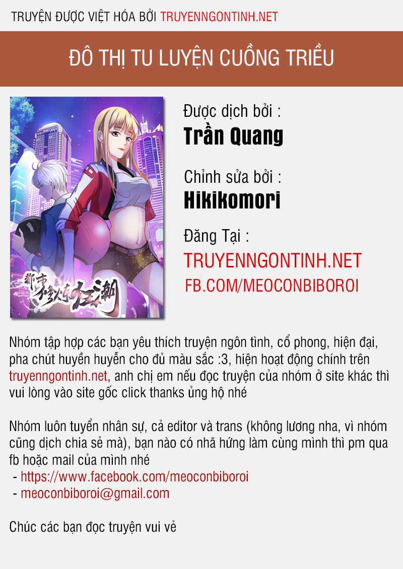 Đô Thị Tu Luyện Cuồng Triều Chapter 10 - 1