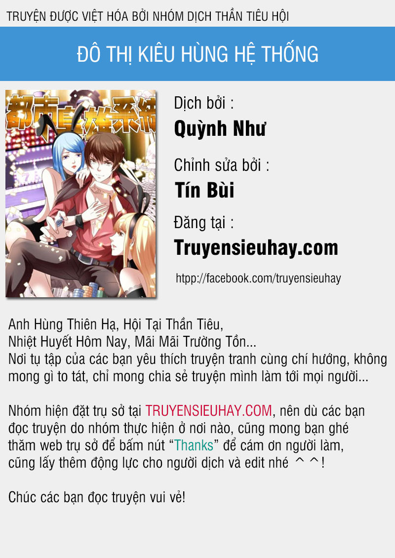 Đô Thị Kiêu Hùng Hệ Thống Chapter 136 - 1