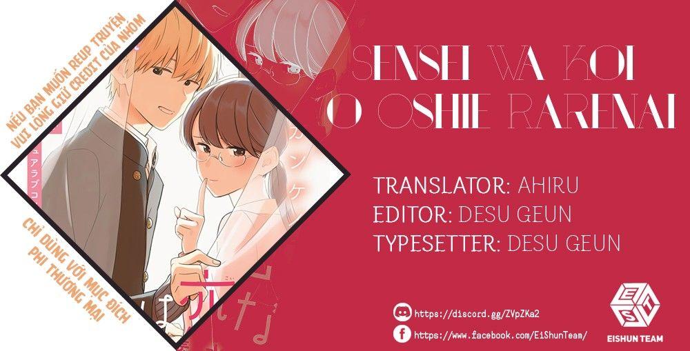 Sensei Can't Teach Me About Love Chapter 10 - 1
