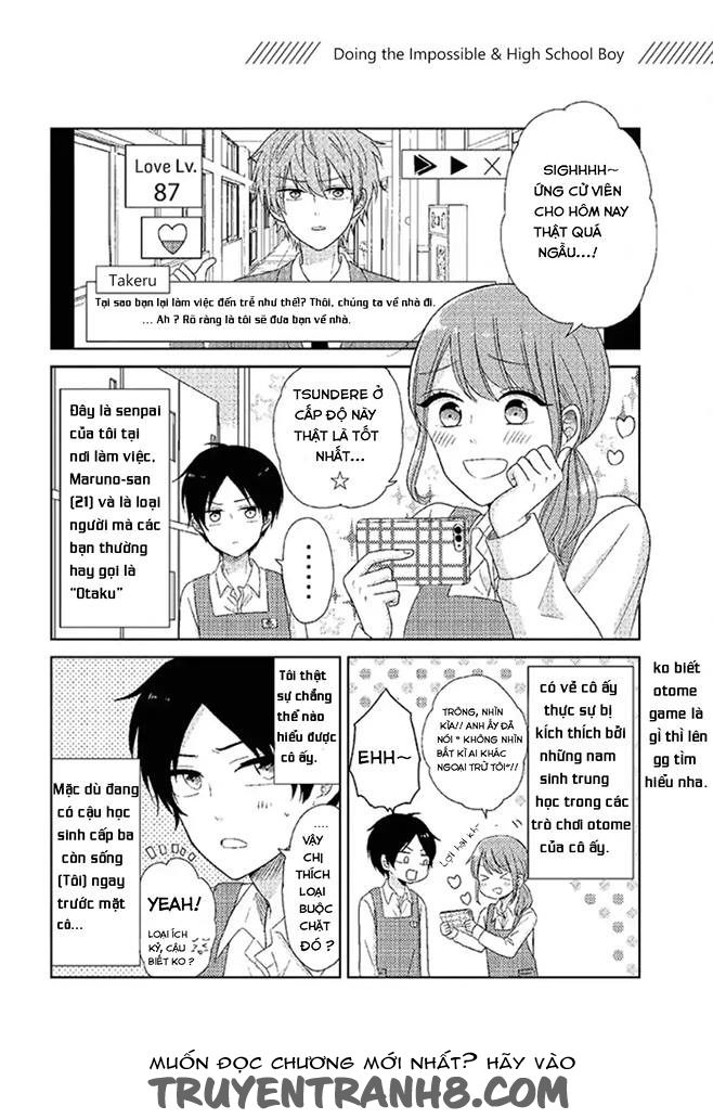 Wotaku Girl And High School Boy Chapter 1 - 2
