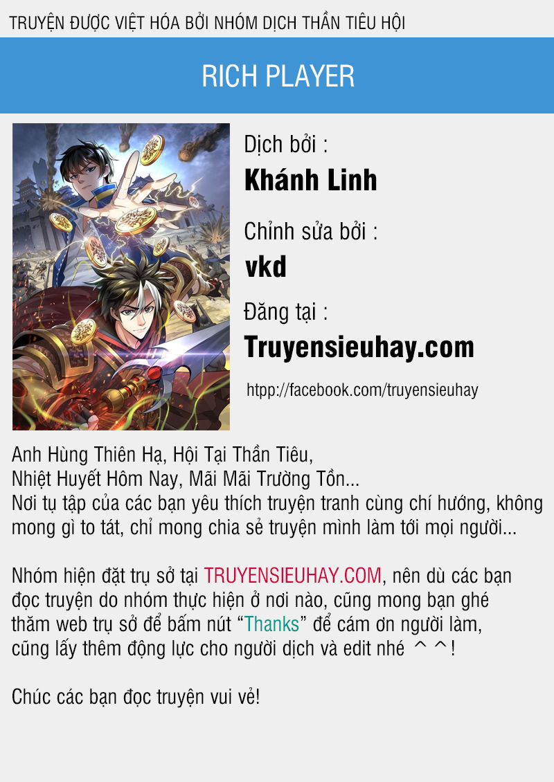 Rich Player - Người Chơi Khắc Kim Chapter 77 - 1