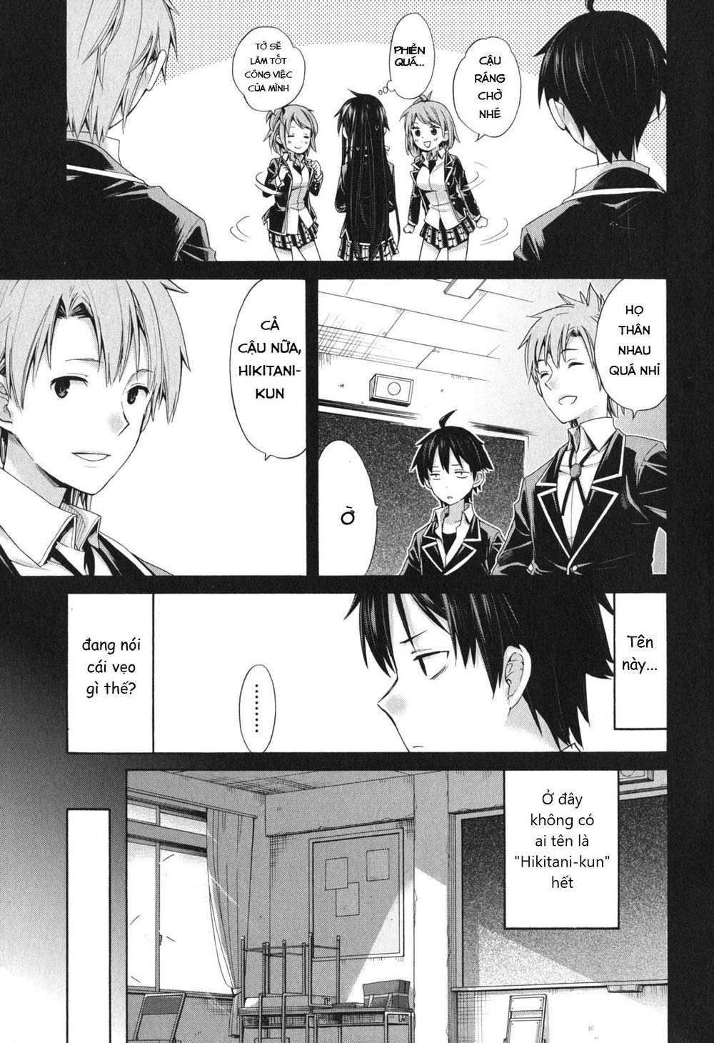 Chuyện Tình Thanh Xuân Bi Hài Của Tôi Quả Nhiên Là Sai Lầm Chapter 9 - 10