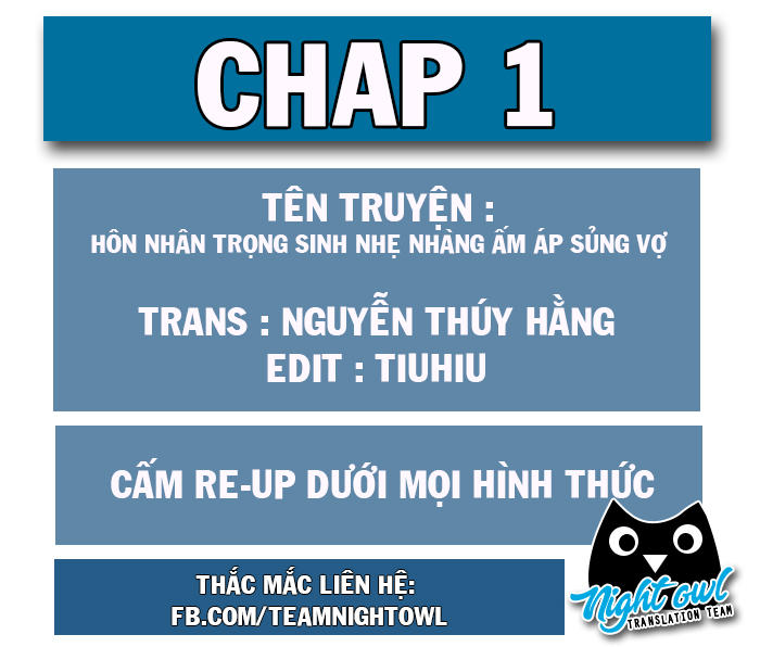 Hôn Nhân Trọng Sinh Nhẹ Nhàng Ấm Áp Sủng Vợ Chapter 1 - 1