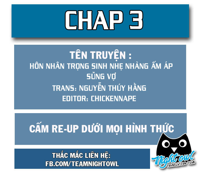 Hôn Nhân Trọng Sinh Nhẹ Nhàng Ấm Áp Sủng Vợ Chapter 3 - 1