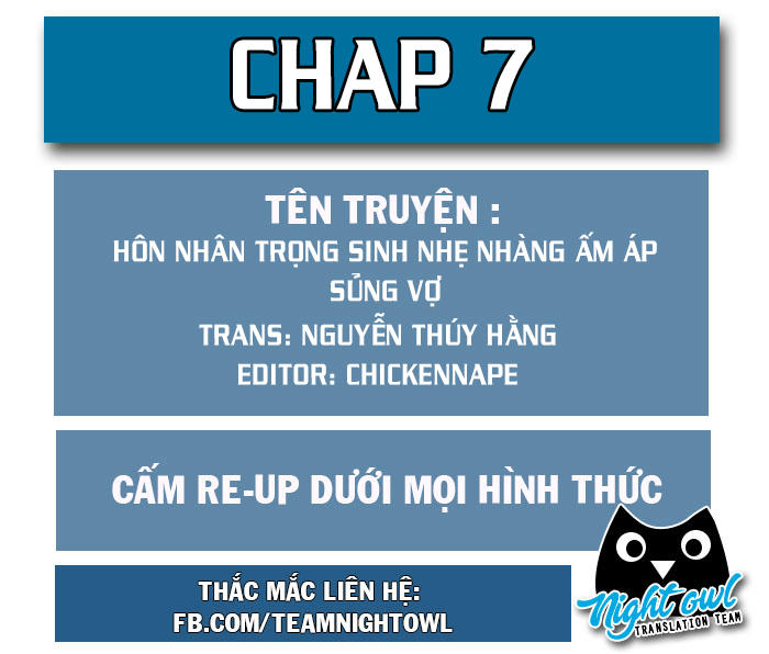 Hôn Nhân Trọng Sinh Nhẹ Nhàng Ấm Áp Sủng Vợ Chapter 7 - 1
