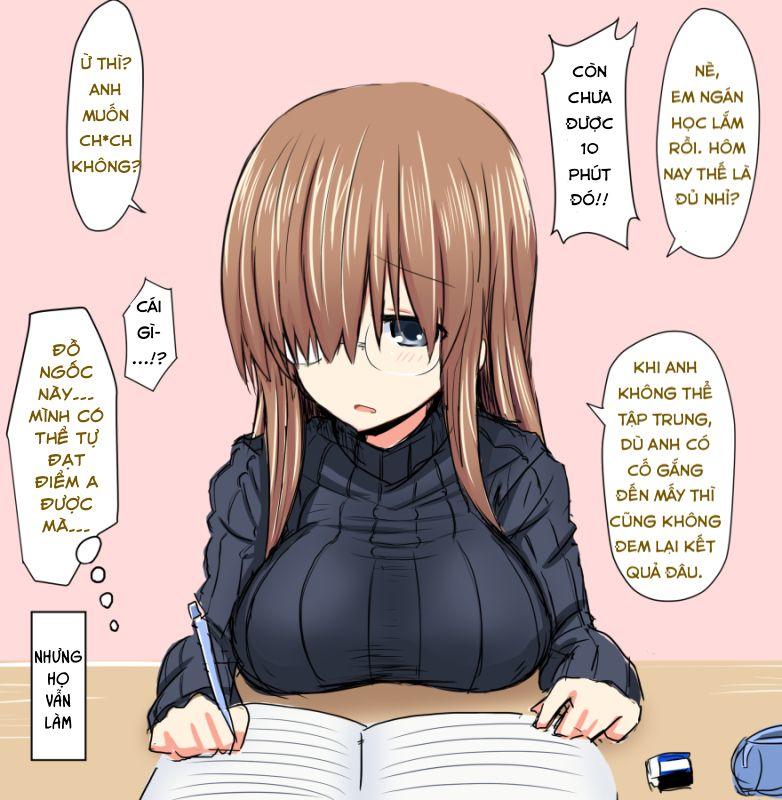 Saho-Chan Won't Concentrate Properly On Her Studies. Chapter 1 - 3