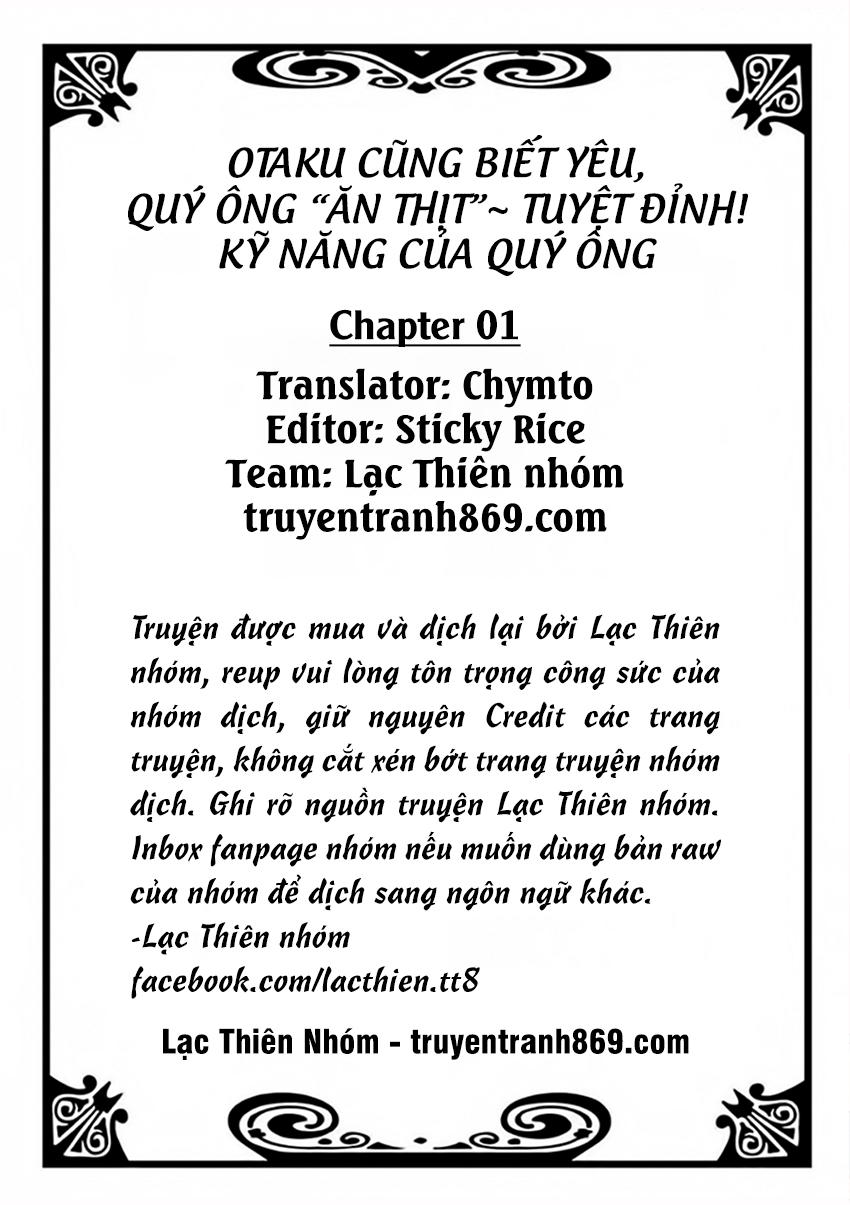 Otaku Cũng Biết Yêu Chapter 1 - 2