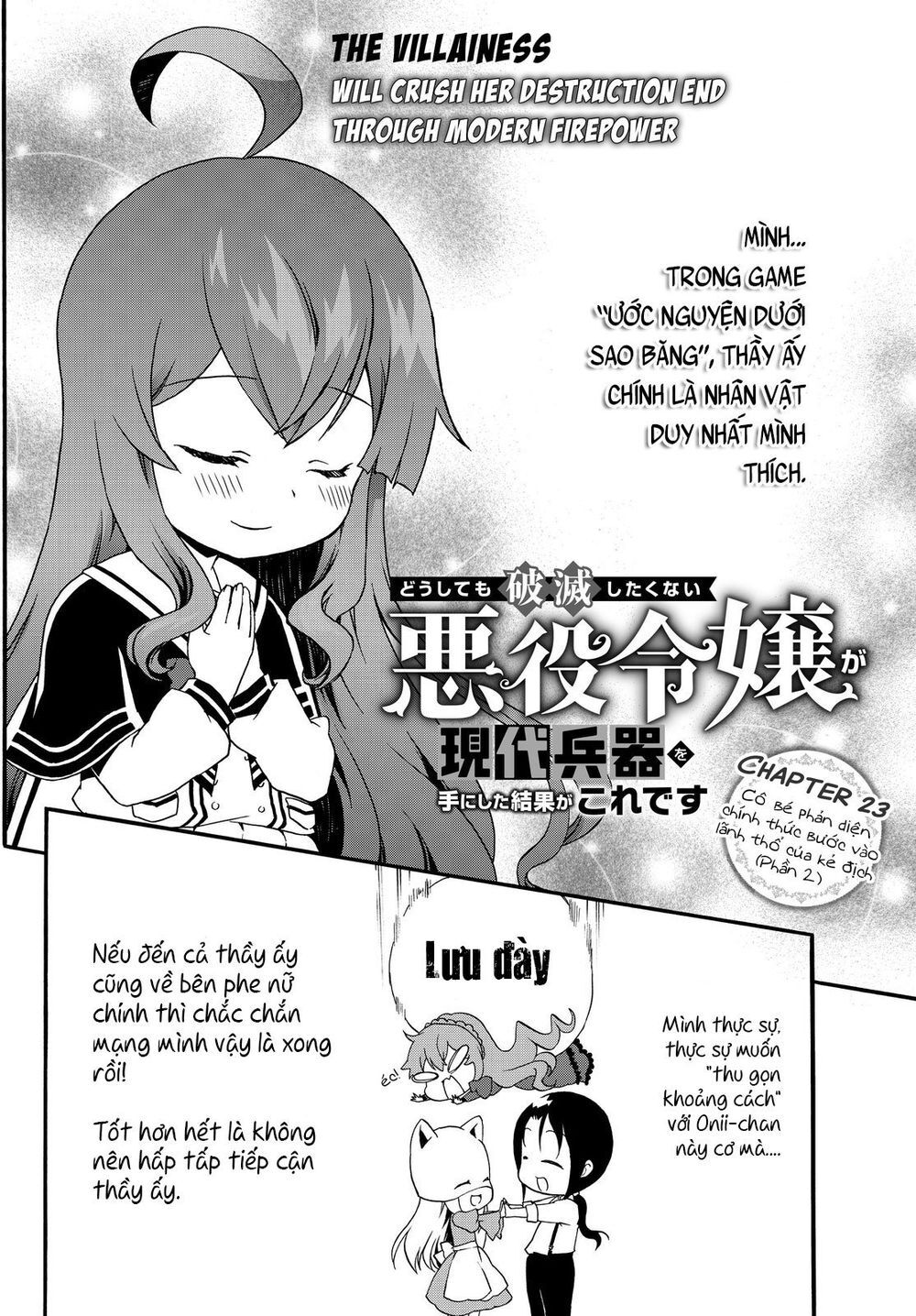 The Villainess Will Crush Her Destruction End Through Modern Firepower Chapter 23 - 2