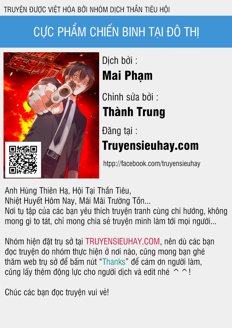 Cực Phẩm Chiến Binh Tại Đô Thị Chapter 3 - 1