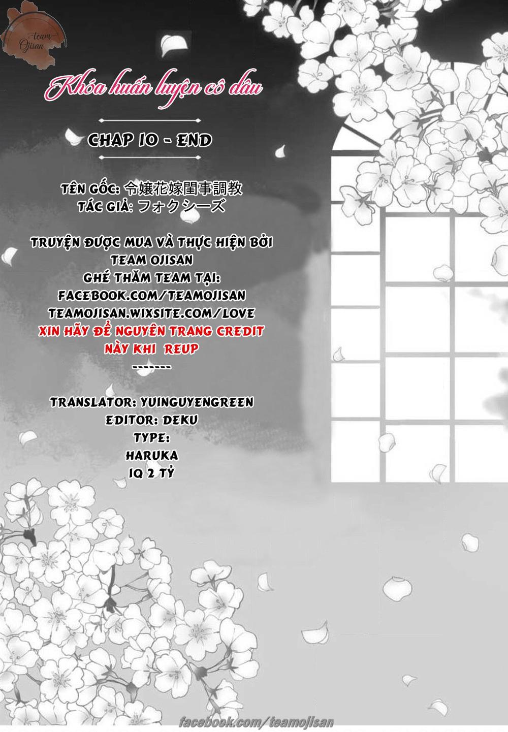 Khóa Huấn Luyện Cô Dâu Chapter 10 - 2