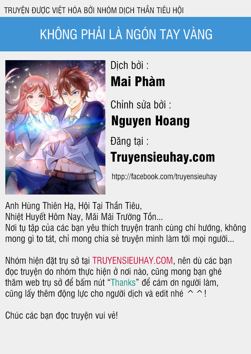 Không Phải Ngón Tay Vàng Chapter 9 - 1