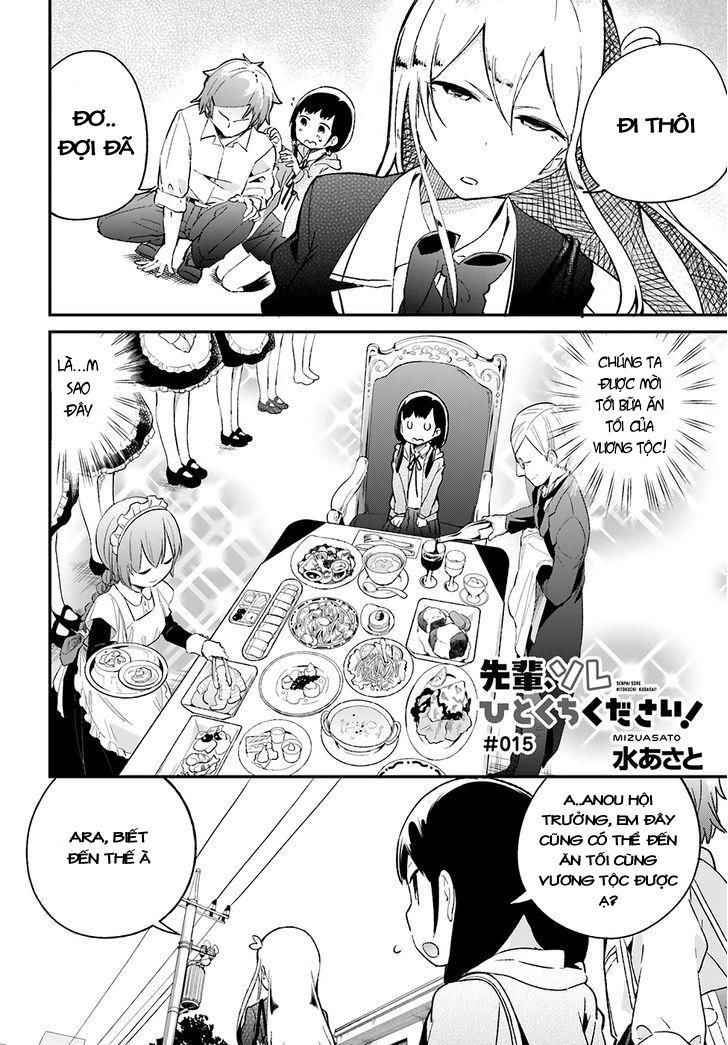 Senpai, Sore Hitokuchi Kudasai! Chapter 15 - 4