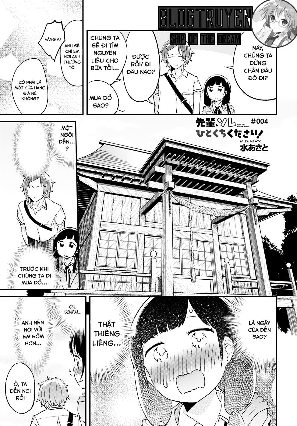 Senpai, Sore Hitokuchi Kudasai! Chapter 4 - 6