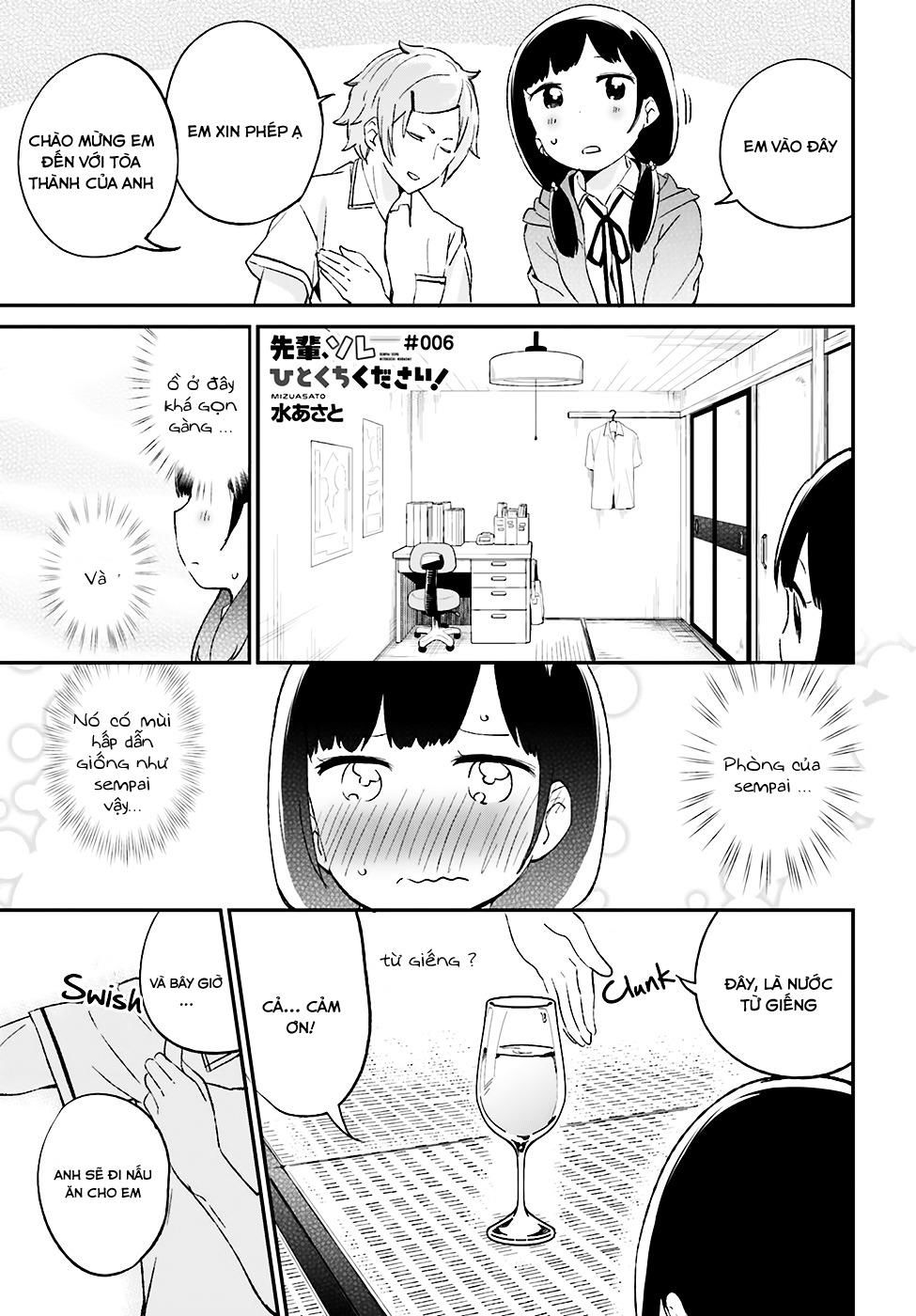 Senpai, Sore Hitokuchi Kudasai! Chapter 6 - 2