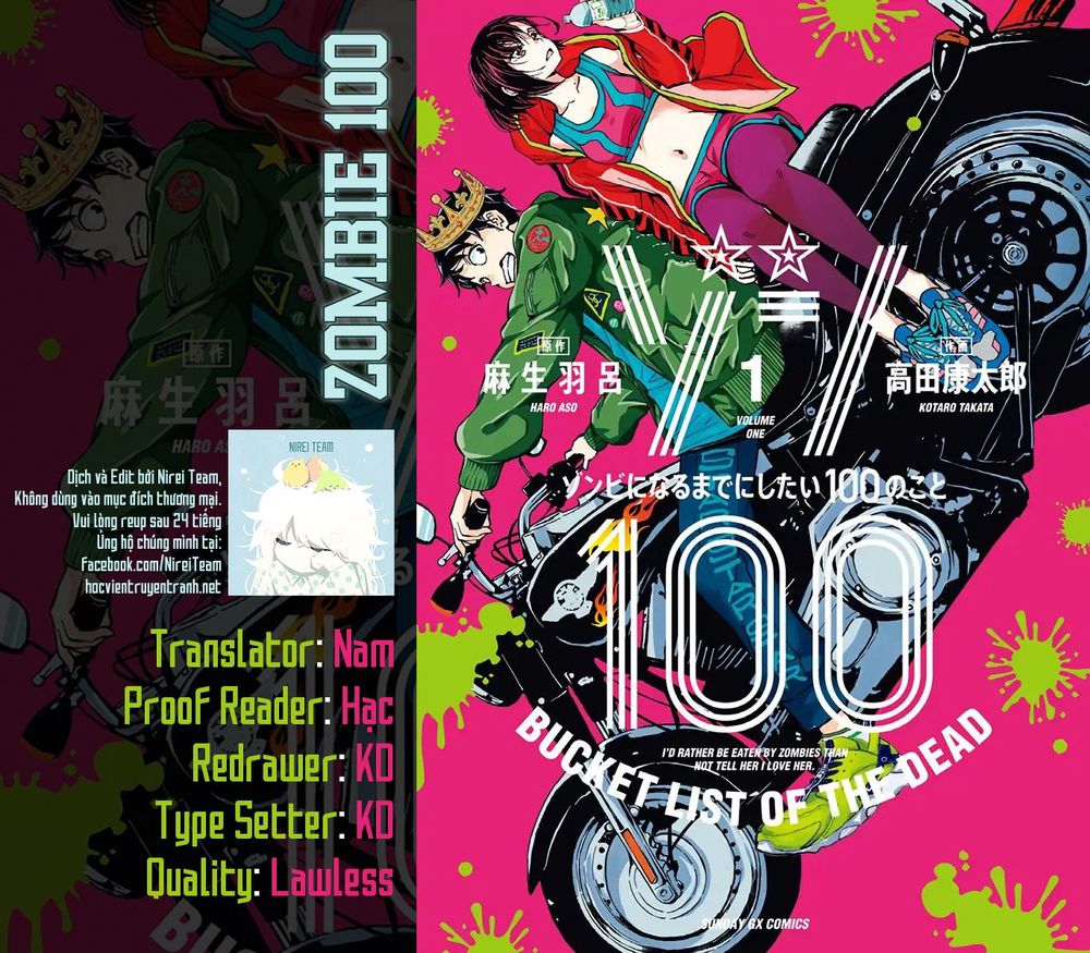 Zombie 100 ~ 100 Điều Tôi Sẽ Làm Trước Khi Trở Thành Zombie~ Chapter 1 - 3