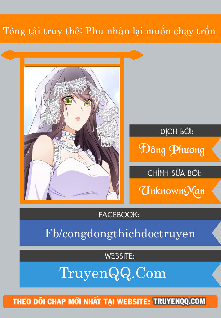 Tổng Tài Truy Thê: Phu Nhân Lại Chạy Trốn Chapter 1 - 1