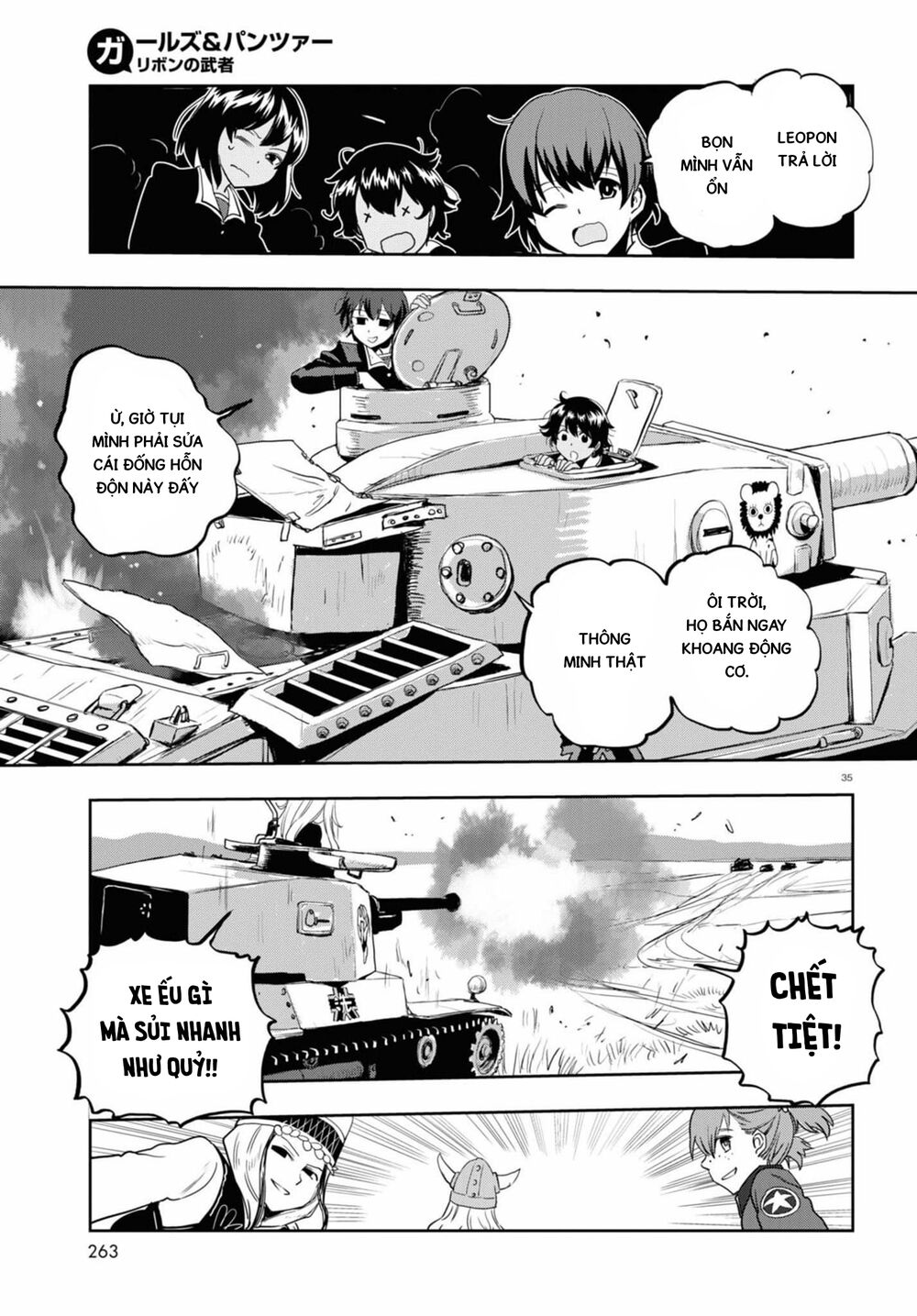 Girls Und Panzer: Ribbon No Musha Chapter 58 - 35