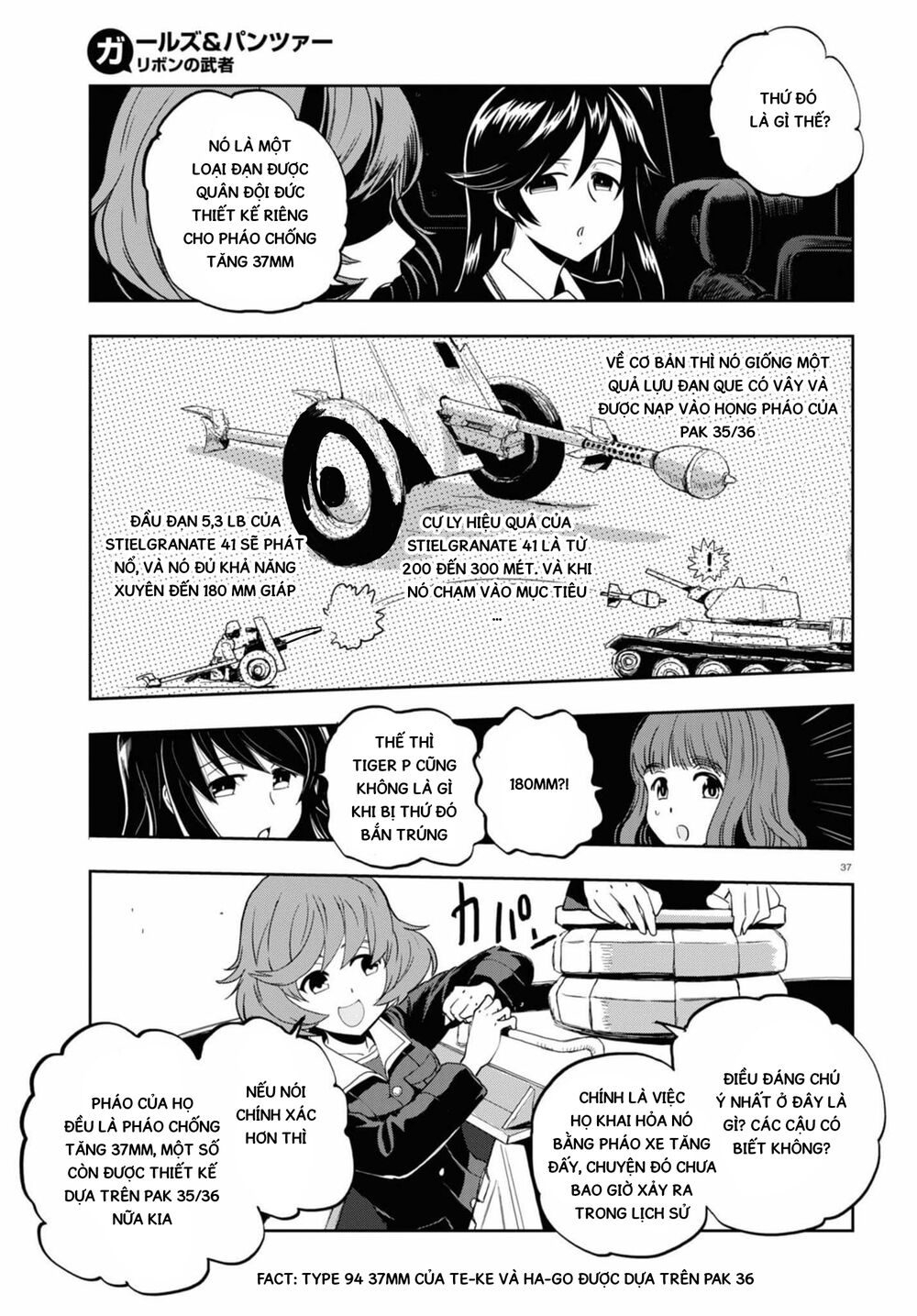 Girls Und Panzer: Ribbon No Musha Chapter 58 - 37