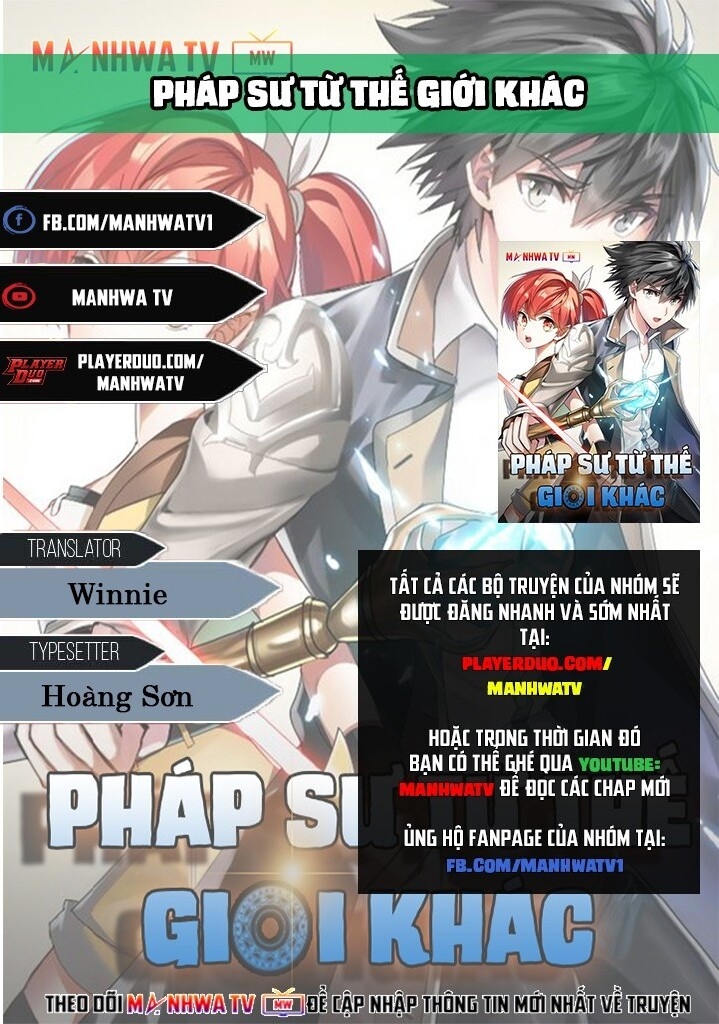 Pháp Sư Từ Thế Giới Khác Chapter 19 - 1