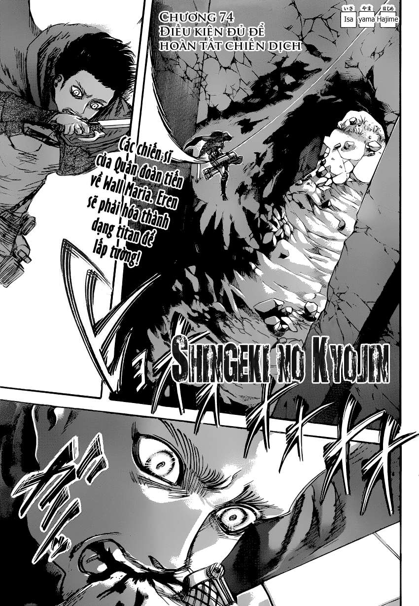 Đại Chiến Người Khổng Lồ Chapter 74 - 1