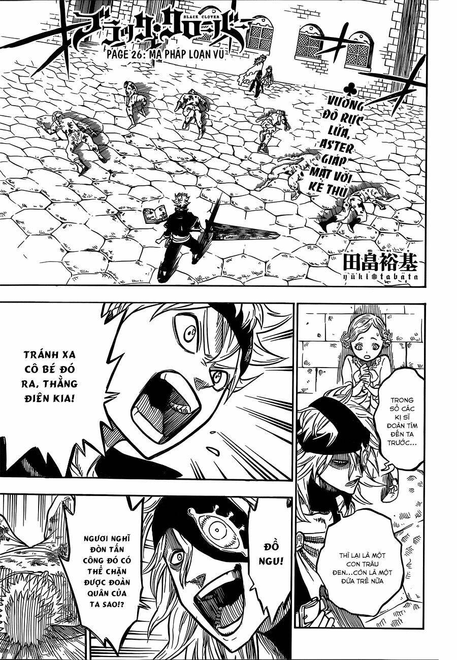Black Clover - Thế Giới Phép Thuật Chapter 26 - 3