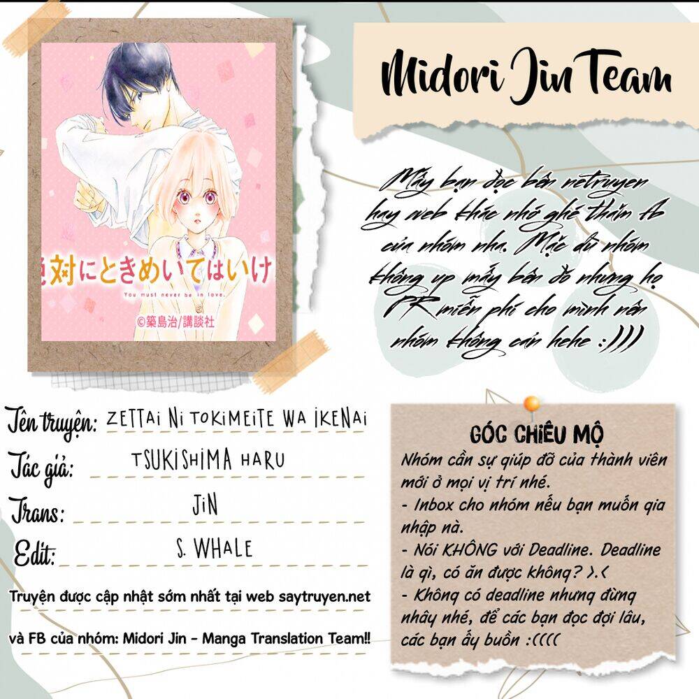 Zettai Ni Tokimeite Wa Ikenai! Chapter 14 - 2