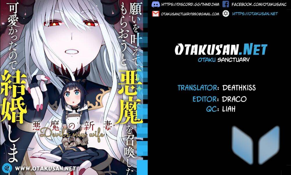 Tôi Triệu Hồi Ác Quỷ Để Thực Hiện Điều Ước, Nhưng Tôi Lại Muốn Cưới Cô Ấy Vì Cổ Quá Xinh Đẹp Chapter 6 - 1