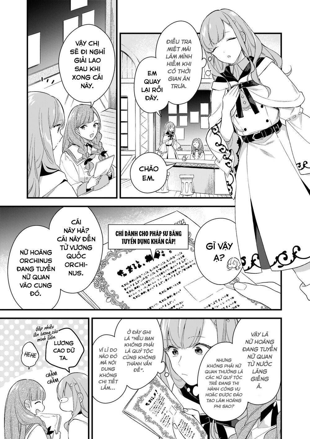 Tôi Muốn Làm Tiếp Tân Của Thế Giới Ma Pháp Chapter 9 - 19