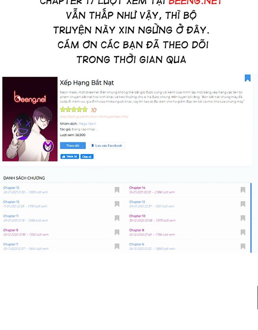 Xếp Hạng Bắt Nạt Chapter 16 - 110