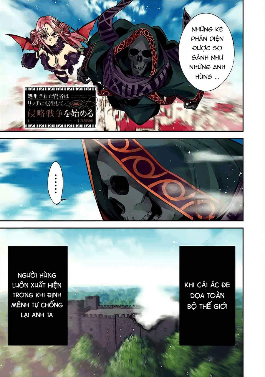 Shokei Sareta Kenja Wa Lich Ni Tensei Shite Shinryaku Sensou Wo Hajimaru Chapter 9.1 - 3