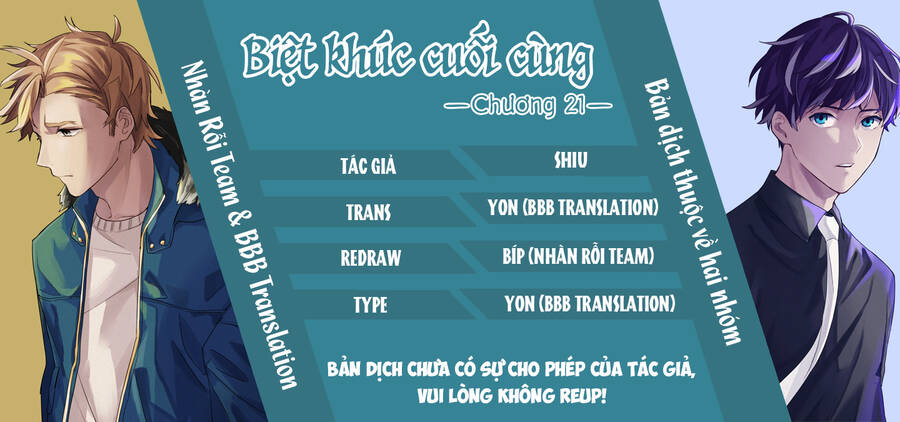 Biệt Khúc Cuối Cùng. Chapter 21 - 27