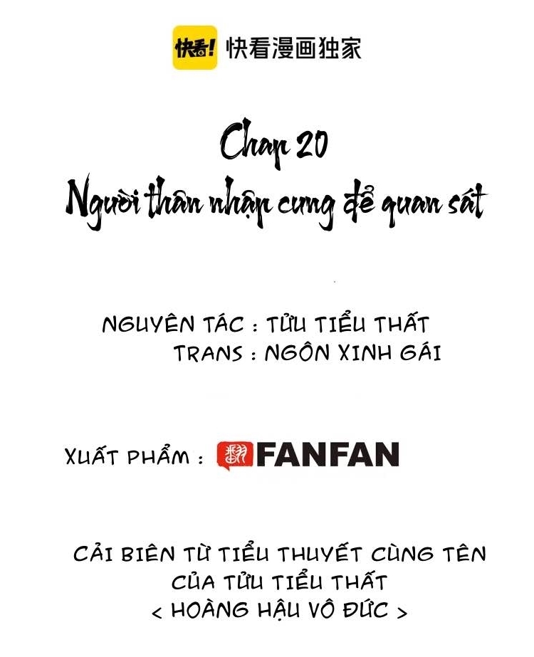 Hoàng Hậu Vô Đức Chapter 20 - 2