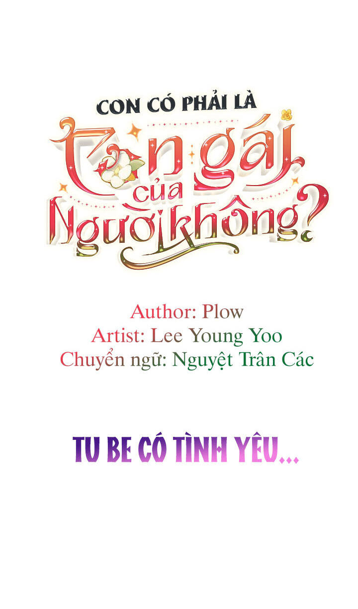Con Có Phải Con Là Con Gái Của Ngài Không? Chapter 51 - 66