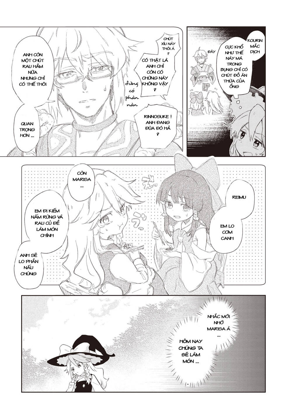 Harapeko - Bữa Tối Phước Lành Của Một Marisa Sắp Chết Đói Chapter 1 - 7