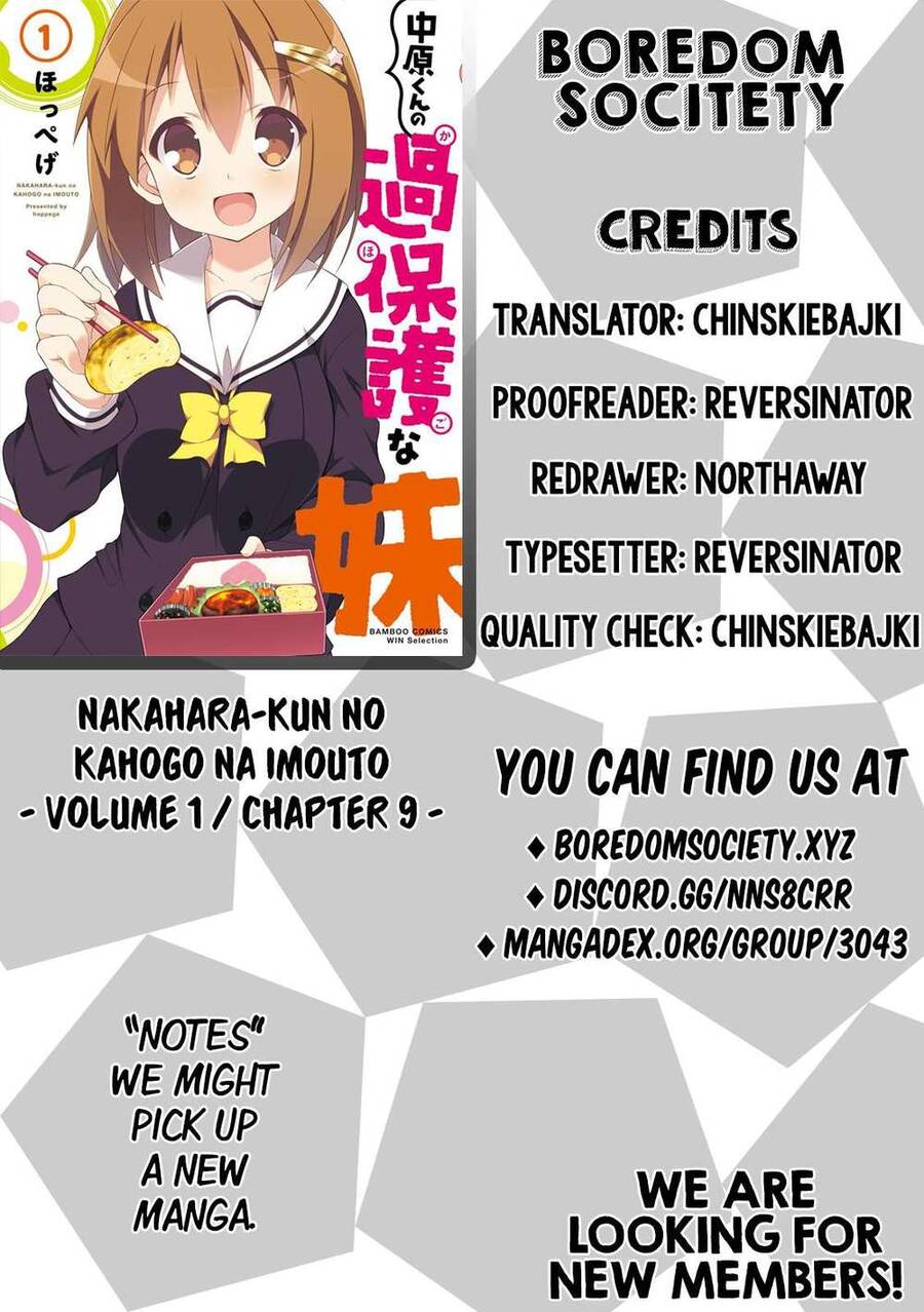 Nakahara-Kun No Kahogo Na Imouto Chapter 9 - 12