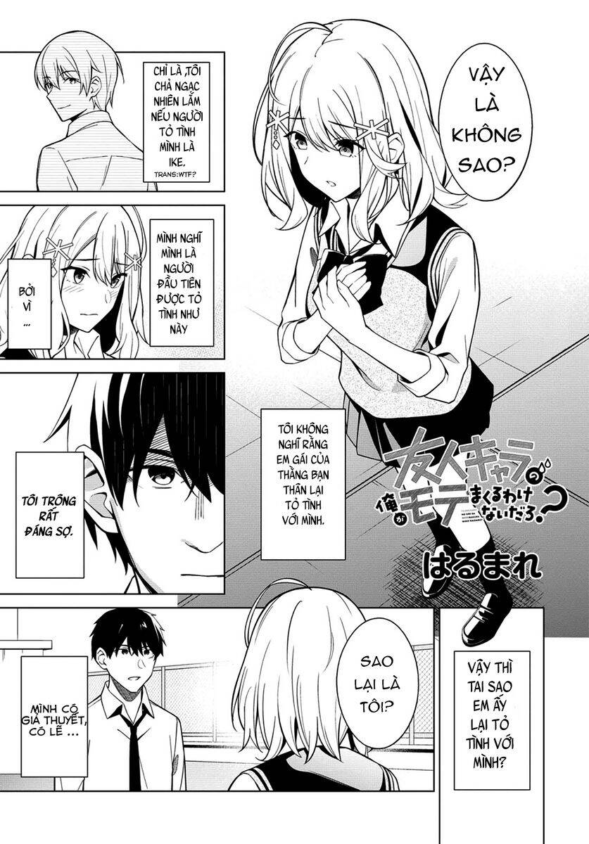 Không Đời Nào Một Nhân Vật Phụ Như Tôi Có Thể Nổi Tiếng , .... Nhỉ? Chapter 2 - 1