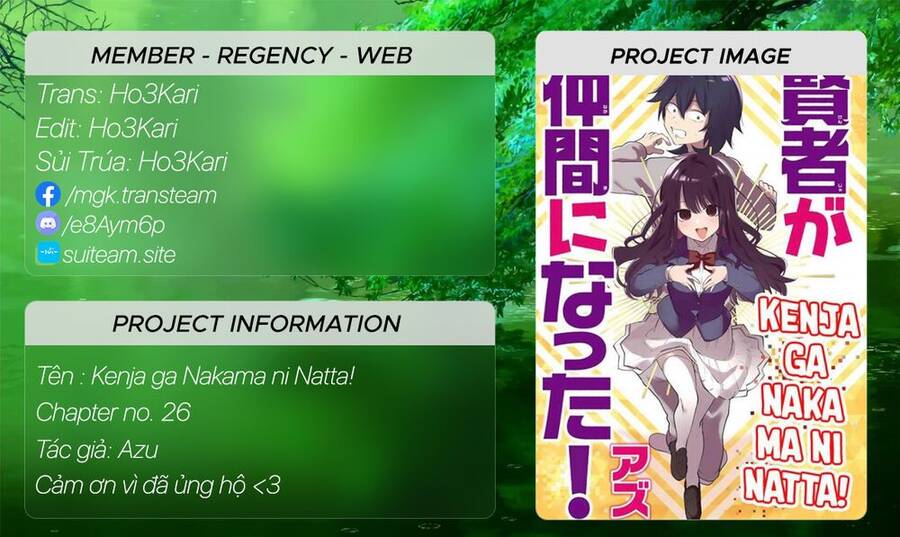 Kenja Ga Nakama Ni Natta! Chapter 26 - 1