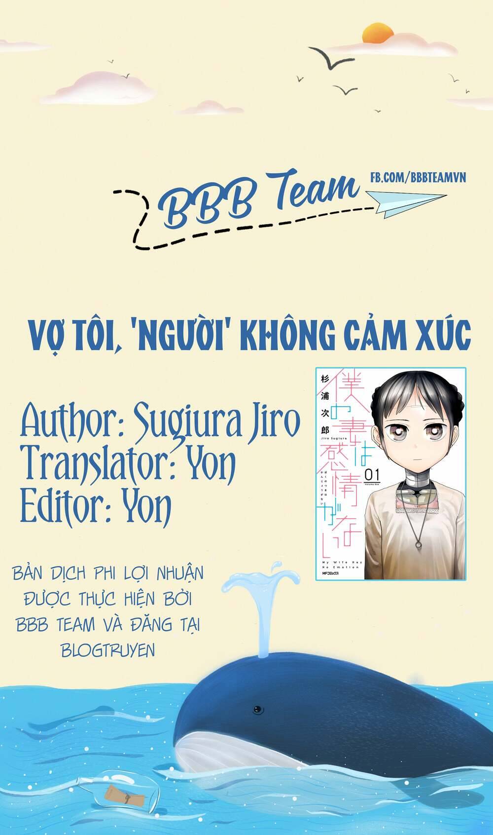Vợ Tôi, 'Người' Không Cảm Xúc Chapter 1 - 2