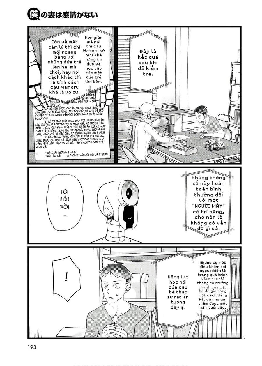 Vợ Tôi, 'Người' Không Cảm Xúc Chapter 17 - 19