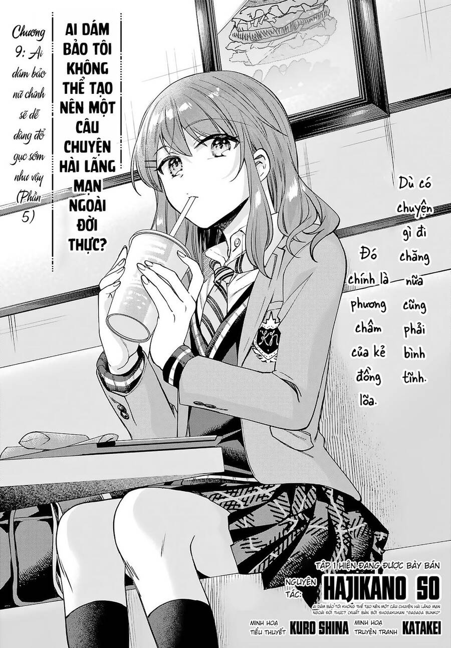 Ai Dám Bảo Tôi Không Thể Tạo Nên Một Câu Chuyện Hài Lãng Mạn Ngoài Đời Thực? Chapter 9 - 3