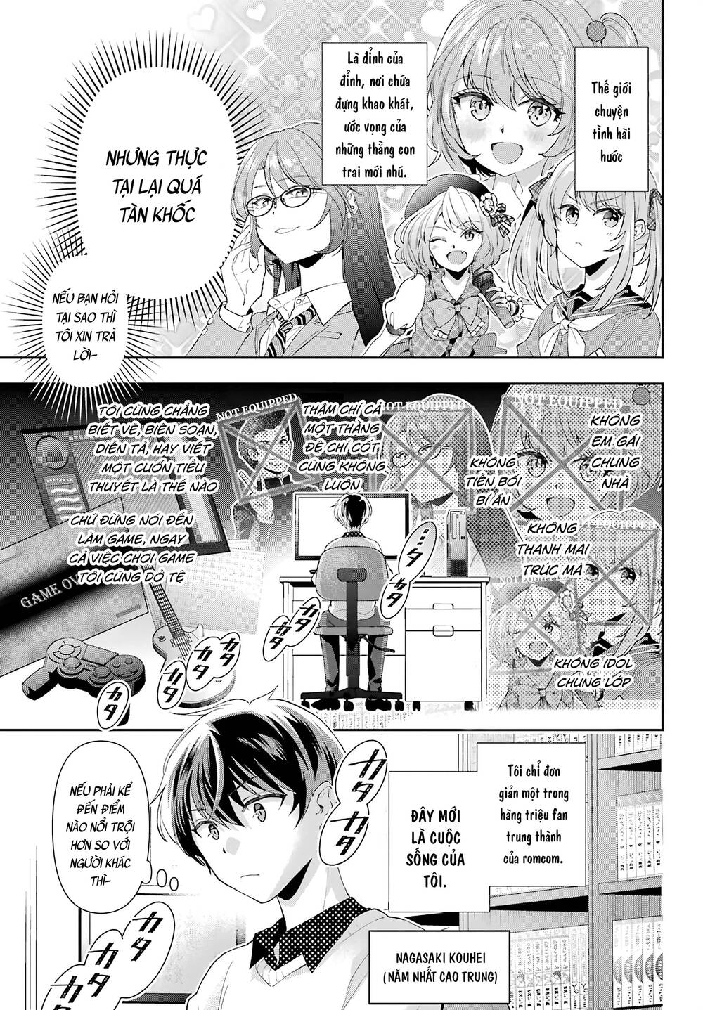 Ai Dám Bảo Tôi Không Thể Tạo Nên Một Câu Chuyện Hài Lãng Mạn Ngoài Đời Thực? Chapter 1 - 4